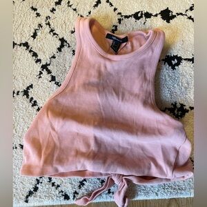 Forever 21 open back crop top